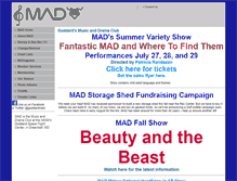 Tablet Screenshot of madtheater.org